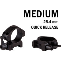 Кільця швидкоз'ємні середні Konus Steel-QR 25.4 mm (7407)