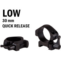 Кольца быстросъемные низкие Konus Steel-QR 30 mm (7411)