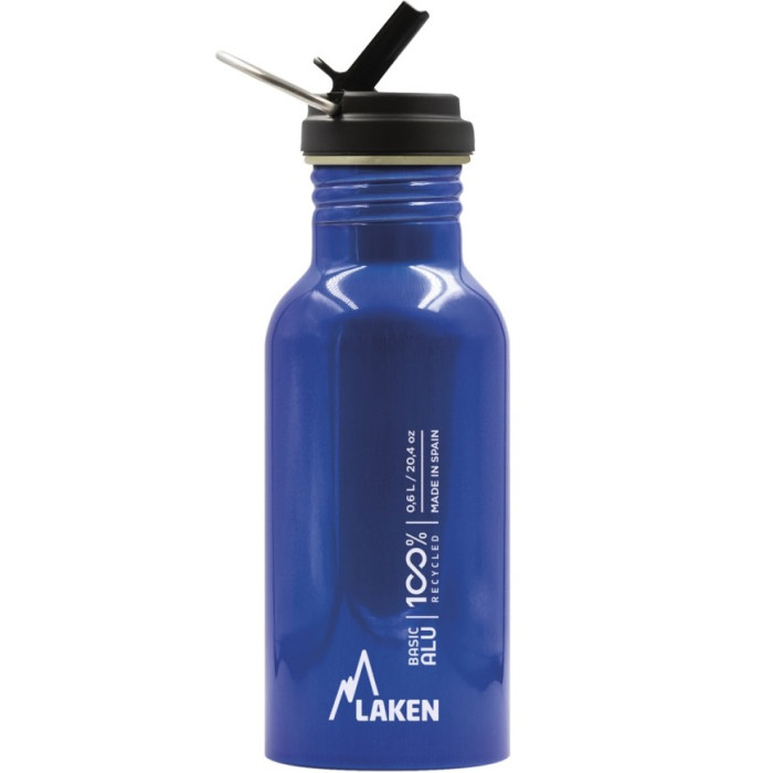 Фляга Laken Basic Alu Bottle 0,6L Blue (BAF60-A)
