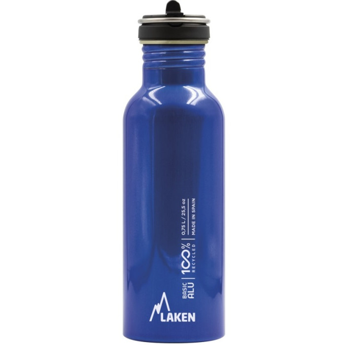 Фляга Laken Basic Alu Bottle 0,75L Blue (BAF75-A)
