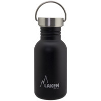 Фляга Laken Basic Steel Vintage Bottle 0.5 L Black (BSH50NE)