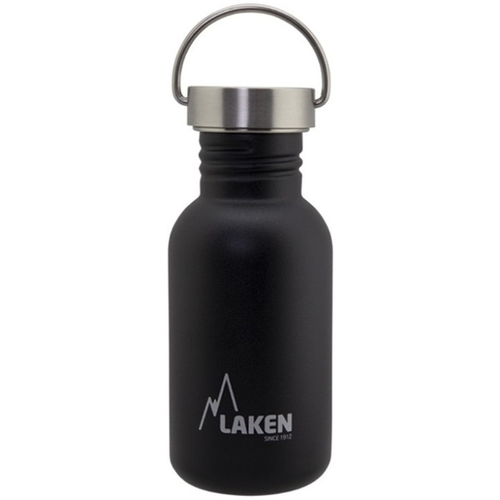 Фляга Laken Basic Steel Vintage Bottle 0.5 L Black (BSH50NE)