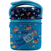 Термос харчовий Laken Thermo food container 500 ml + NP Cover Space Robots Blue (LP5SP)