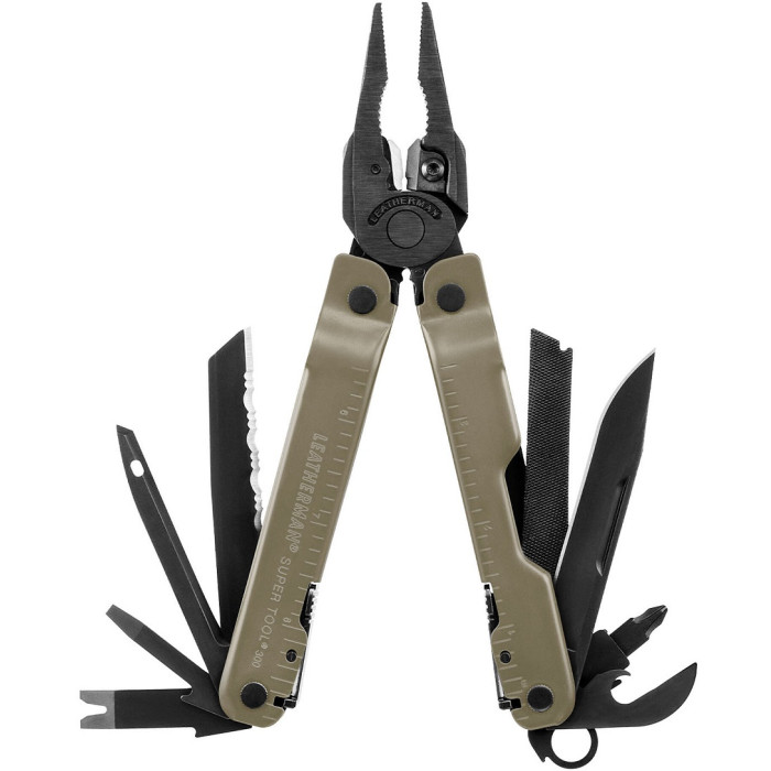 Мультитул Leatherman Super Tool 300M Black/Coyote, Molle (832762)