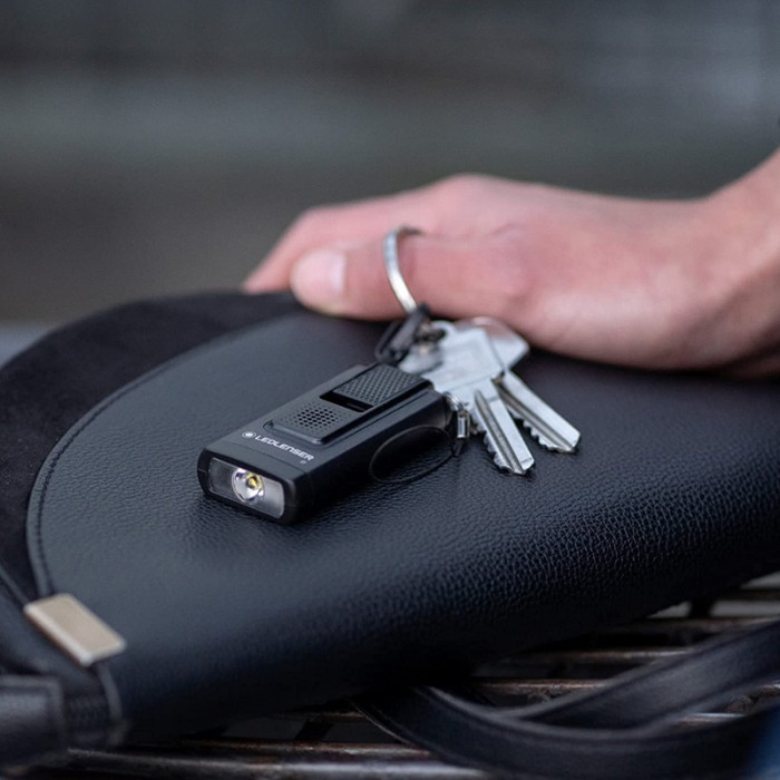 Ліхтар-брелок LedLenser K6R Safety Gray (502580)