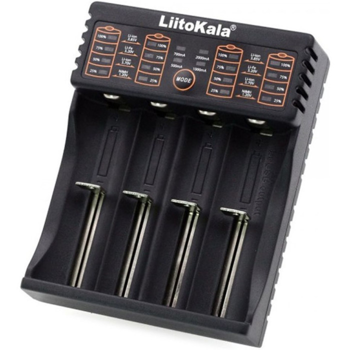 Зарядний пристрій Liitokala Lii-402, Ni-Mh/Li-ion/Li-Fe/LiFePO4, USB, Powerbank, LED, Box (Lii-402)