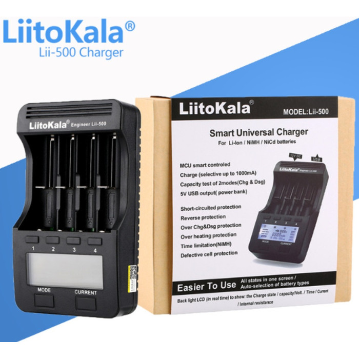 Зарядное устройство LiitoKala Lii-500 EU (Lii-500EU)