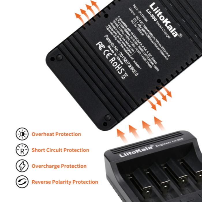 Зарядное устройство LiitoKala Lii-500 EU (Lii-500EU)