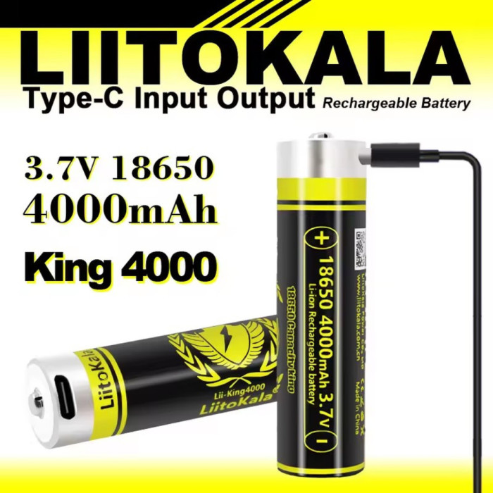 Акумулятор LiitoKala USB-King4000 18650 4000 mAh (USBKing4000)