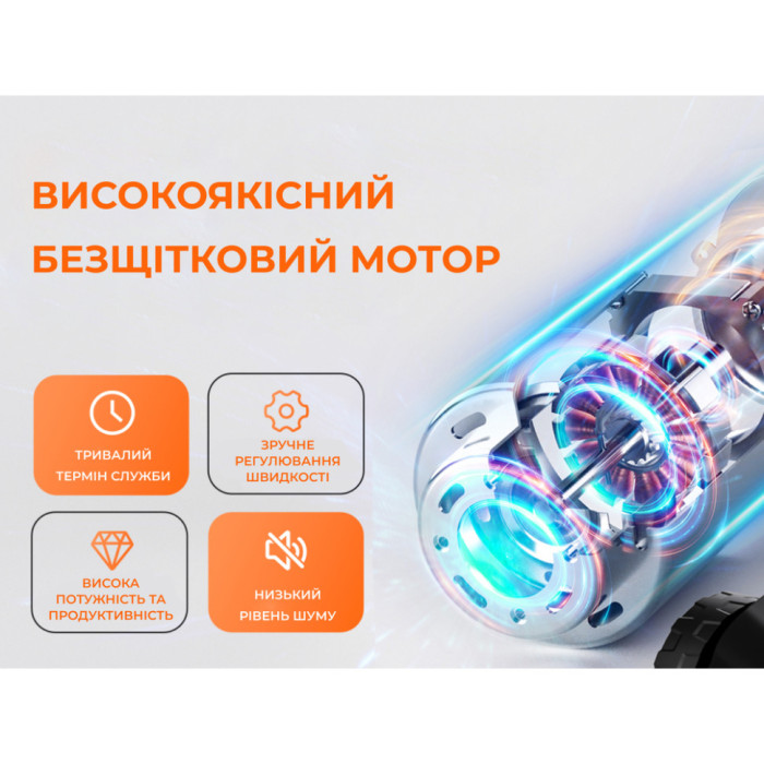 Акумуляторна газонокосарка Litheli, живлення від павербанків (УМБ Litheli Power Bank 20000 mAh, 45 W, 4А 2 шт в комплекті) (U20LM02-0U220)