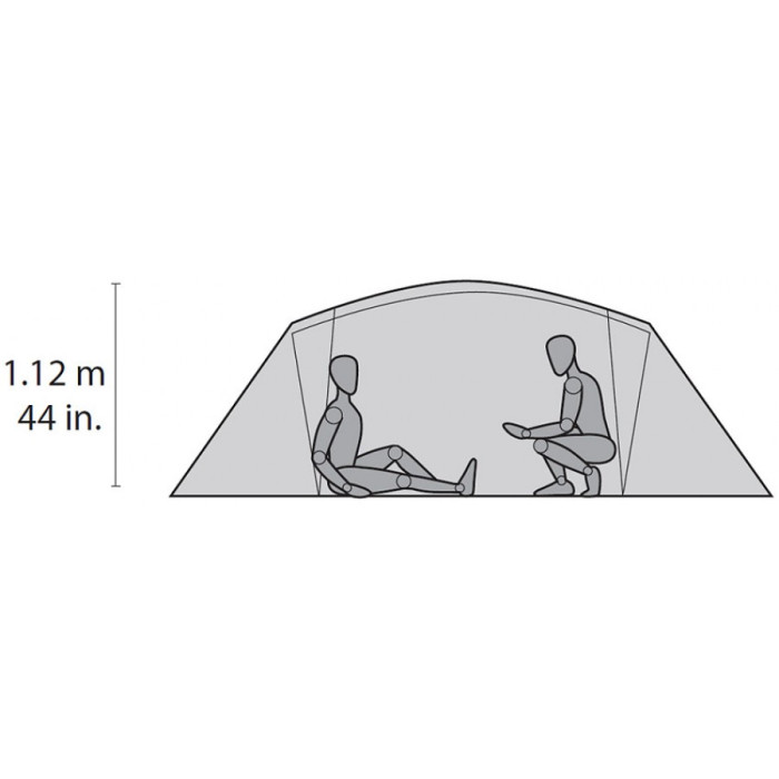 Палатка MSR Mutha Hubba NX grey (02754)