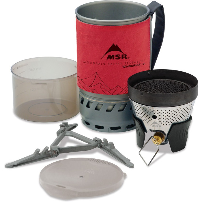 Система для приготування їжі MSR WindBurner 1.0L StoveSystem Red (14047)
