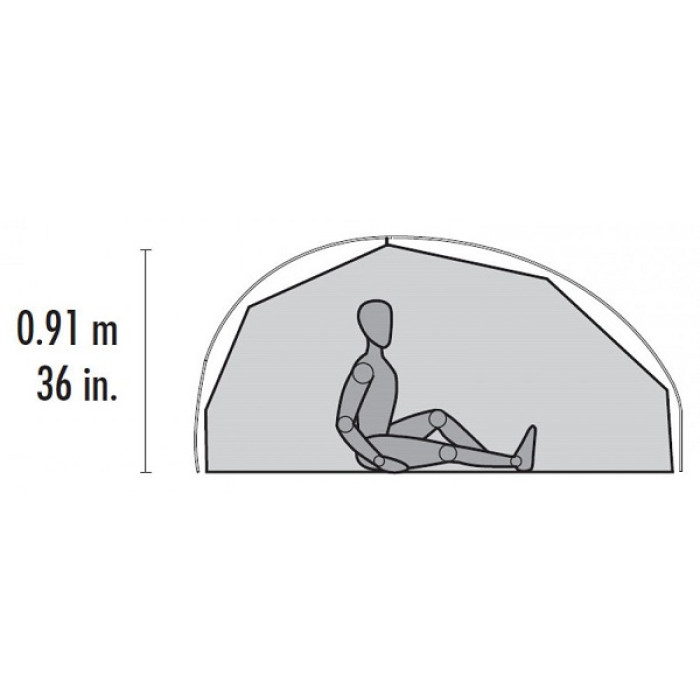 Палатка MSR FreeLite 2 grey (05843)