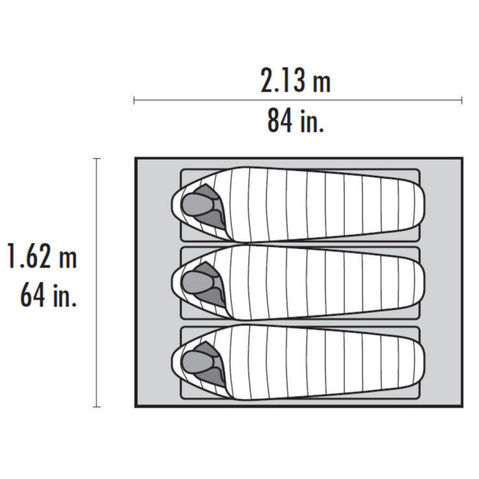 Намет MSR Thru-Hiker Mesh House 3 (10824)