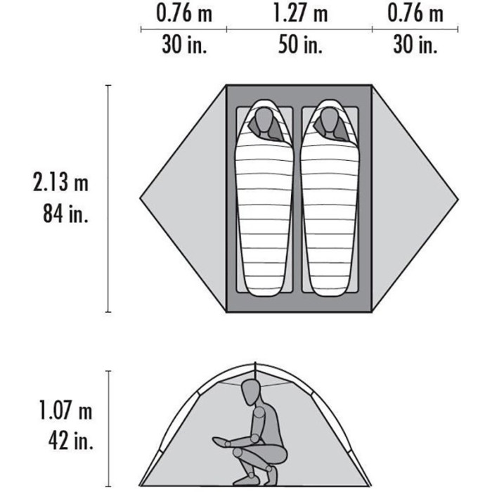 Намет MSR Hubba Hubba Bikepack 2 (13707)