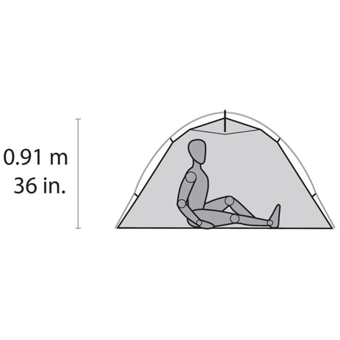 Намет MSR Hubba NX V6 Grey (27462)