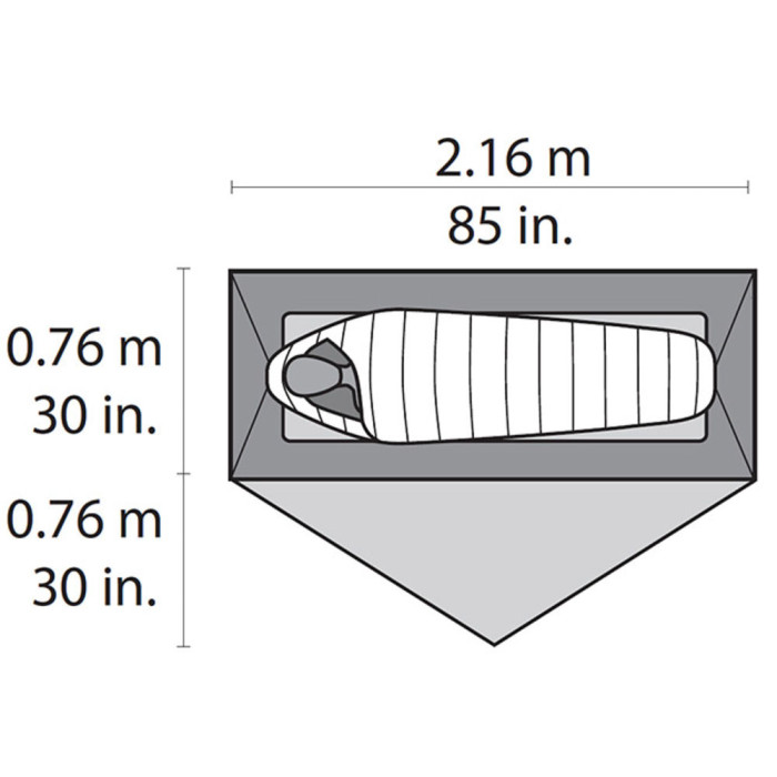 Намет MSR Hubba NX V6 Grey (27462)