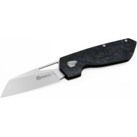 Нож складной Maserin W2, M390, fat carbon, синий (371/B)