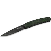 Ніж складаний Maserin Gourmet, дамаск, fat carbon, зелений (380/DV)