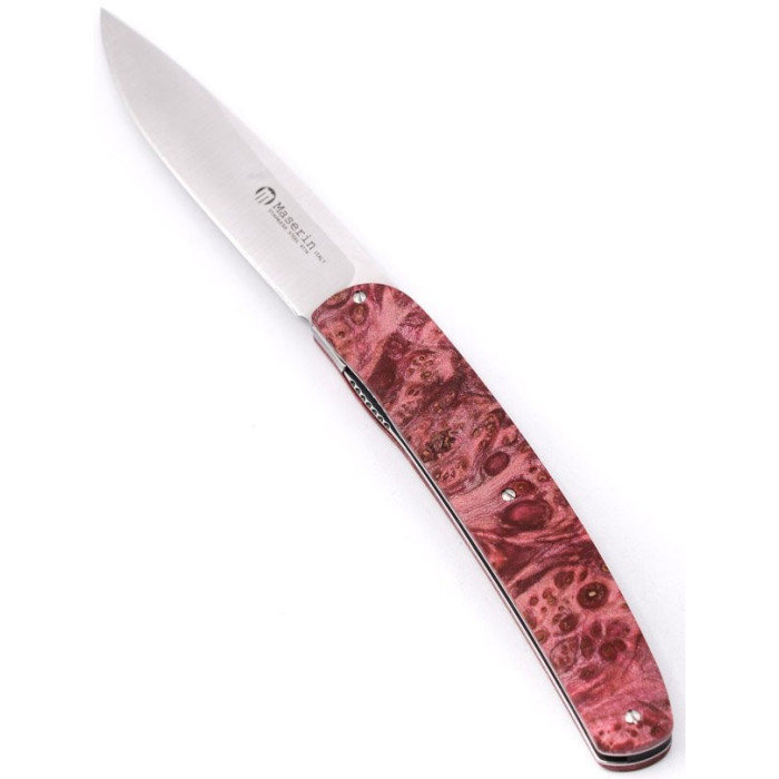 Ніж складаний Maserin Gourmet, 1.4116, рожевий кап тополі (380/RS)