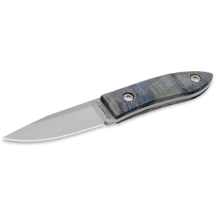 Нож Maserin AM-22, 14C28N, голубой буковый кап (923/RB)