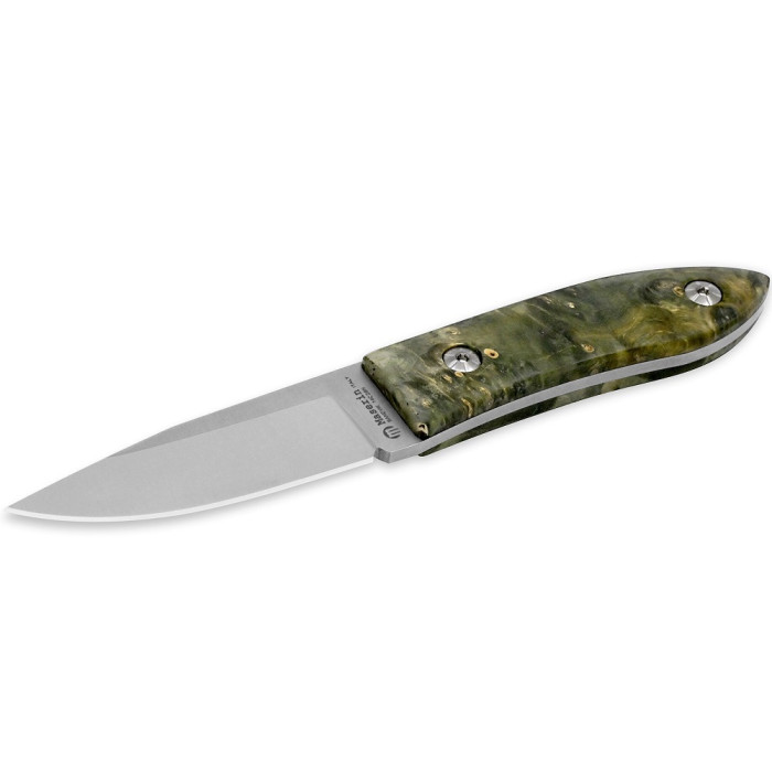 Нож Maserin AM-22, 14C28N, зеленый буковый кап (923/RV)