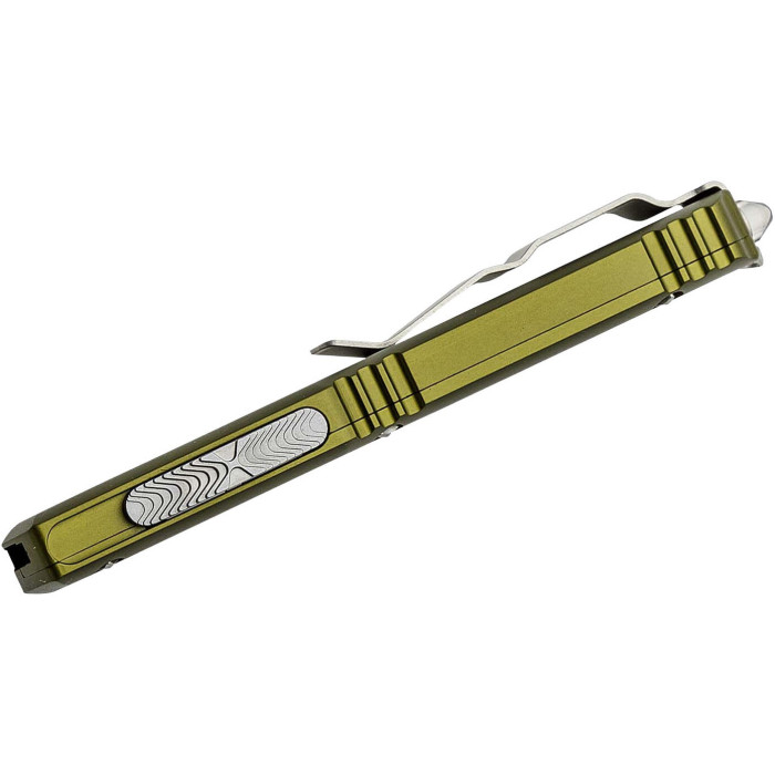 Нож складной Microtech Ultratech Gen IV OTF D/E серрейтор Stonewash OD Green (11224-12OD)