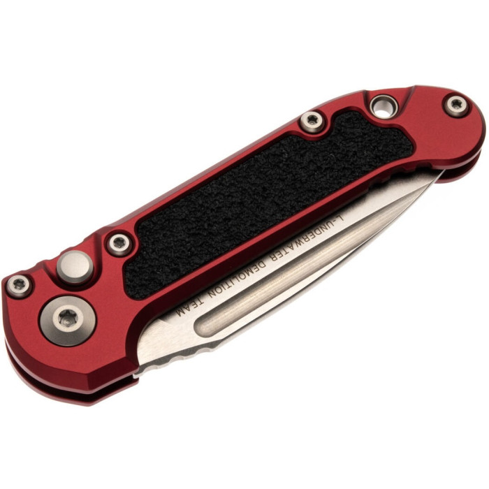Ніж складаний Microtech L.U.D.T. S/E Gen III, stonewash клинок, руків'я merlot (1135-10MR)