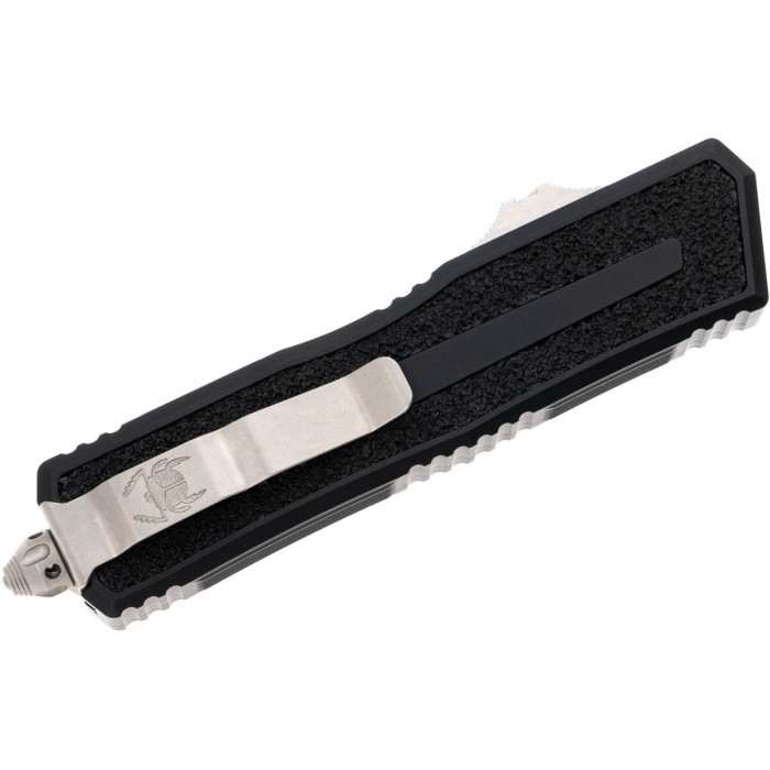 Ніж складаний Microtech Scarab II Gen III D/E-S, stonewash, чорний (1180-10)