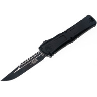 Нож складной Microtech Combat Troodon Gen III OTF Iinterceptor Signature tactical, черный (1217-1TS)