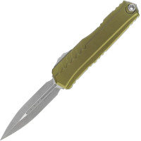 Нож складной Microtech Cypher II D/E OTF, Apoc, рукоятка OD green (1242-10APOD)