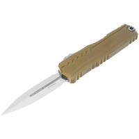 Нож складной Microtech Cypher II D/E OTF, Apoc, рукоятка Tan (1242-10APTA)