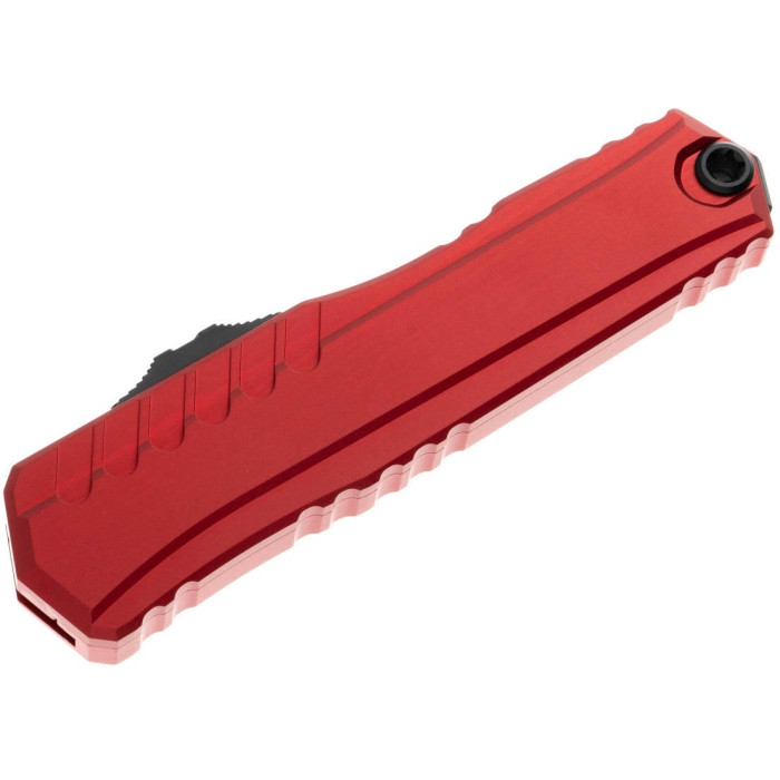 Нож складной Microtech Cypher II D/E OTF, черный клинок, красная рукоятка (1242-1RD)