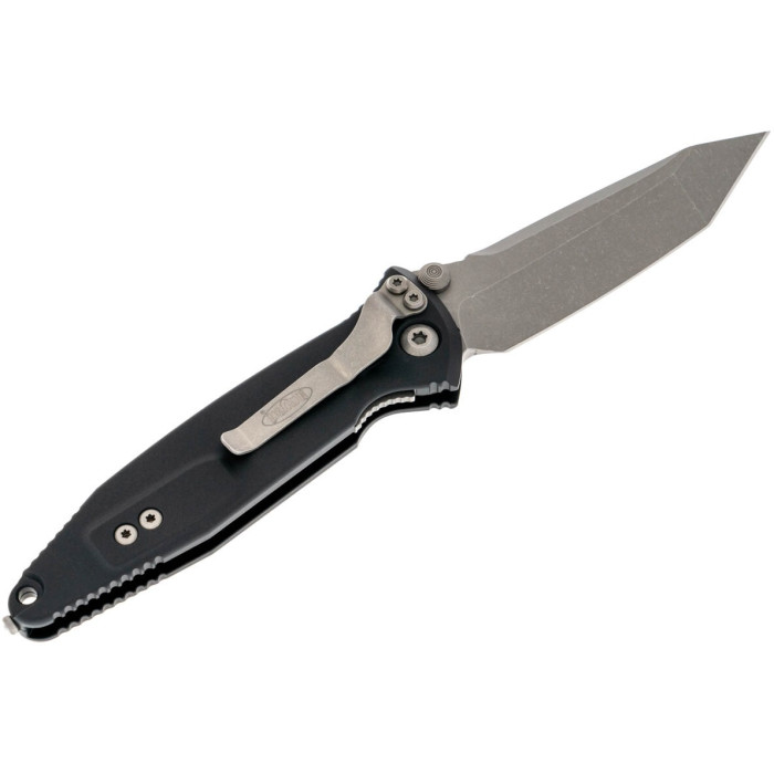 Ніж складаний Microtech Socom Elite T/E-M, tanto, Apoc, чорний (161-10AP)