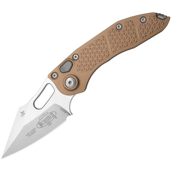 Нож складной Microtech Stitch Auto Standard Brown (169-10BN)