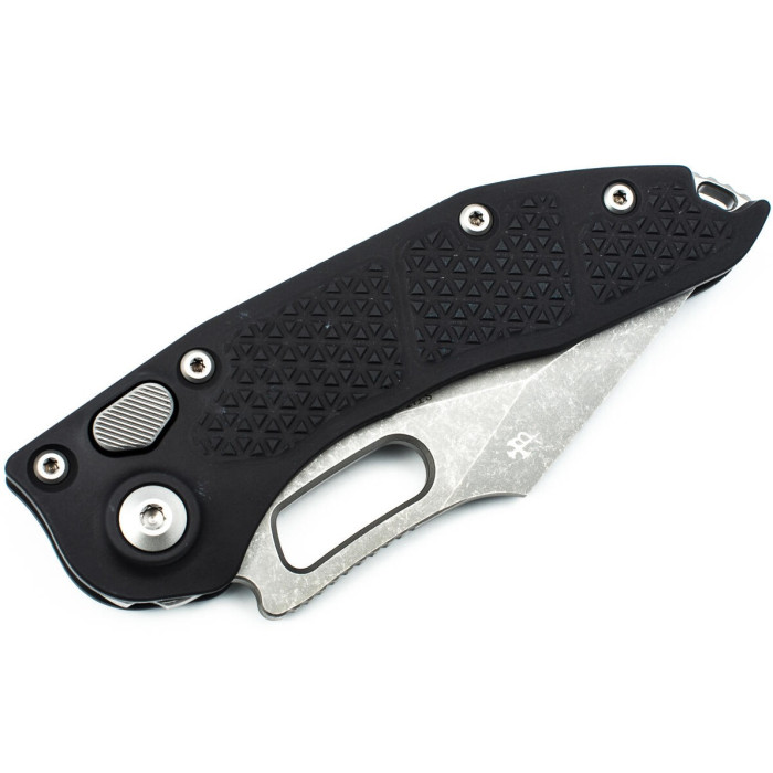 Нож складной Microtech Stitch S/E Stonewash Standard Black (169-10)