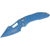 Нож складной Microtech Stitch S/E Standard Cerakote blue bead blast hardware (169-1BL-X1Z15)