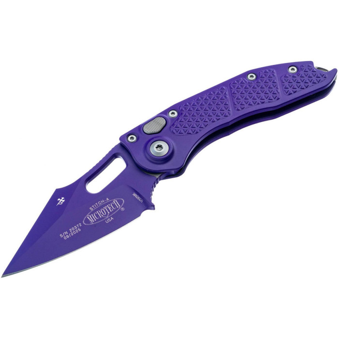 Ніж складаний Microtech Stitch S/E Standard Cerakote Purple (169-1PU-X16)