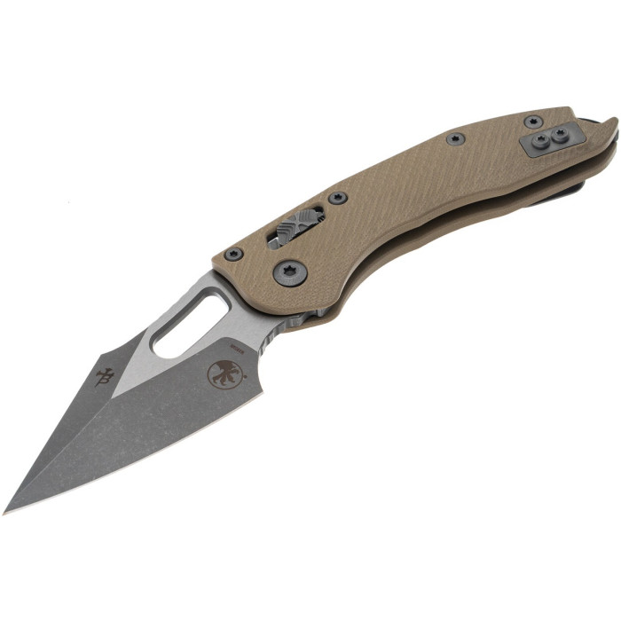 Ніж складаний Microtech Stitch Ram-Lock, fluted, Apoc, руків'я G10 tan (169RL-10APFLGTTA)