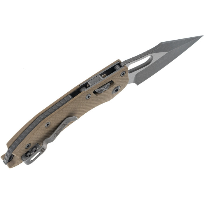Ніж складаний Microtech Stitch Ram-Lock, fluted, Apoc, руків'я G10 tan (169RL-10APFLGTTA)