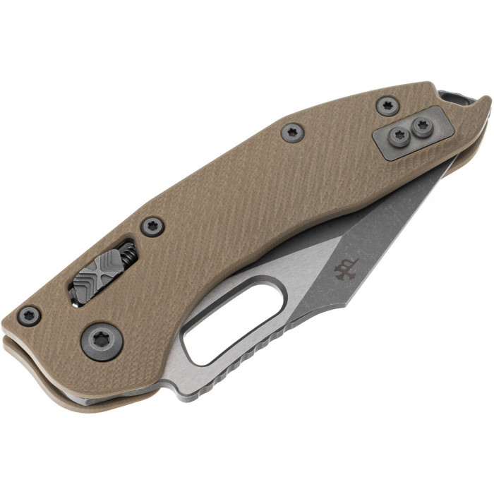 Ніж складаний Microtech Stitch Ram-Lock, fluted, Apoc, руків'я G10 tan (169RL-10APFLGTTA)