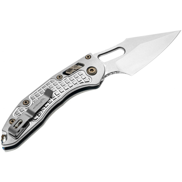 Ніж складаний Microtech Stitch Ram-Lok Marfione Select Stnwsh Frag Ti w/flamed Ti Brnz Dbl Vapor (169RL-10FRMS4)