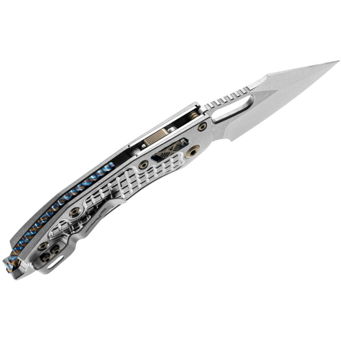 Ніж складаний Microtech Stitch Ram-Lok Marfione Select Stnwsh Frag Ti w/flamed Ti Brnz Dbl Vapor (169RL-10FRMS4)