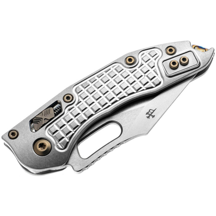 Ніж складаний Microtech Stitch Ram-Lok Marfione Select Stnwsh Frag Ti w/flamed Ti Brnz Dbl Vapor (169RL-10FRMS4)