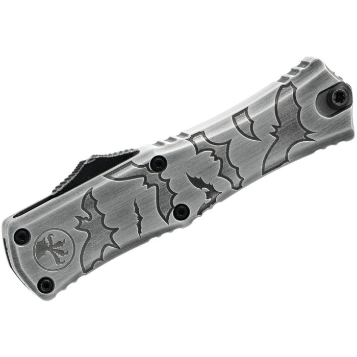 Нож складной Microtech Hera II Mini D/E OTF, Signature Brushed Metal Bats (1702M-1BMHWBAS)