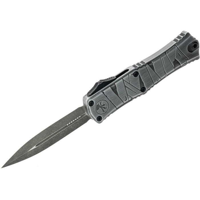 Ніж складаний Microtech Hera II Mini D/E OTF, Signature Brushed Metal Mummy (1702M-1BMHWMYS)