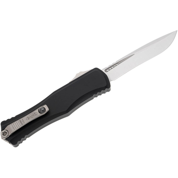 Нож складной Microtech Hera II OTF, recurve stonewash, черный (1705-10)