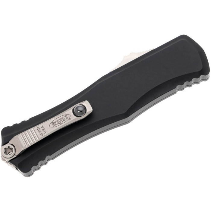 Нож складной Microtech Hera II OTF, recurve stonewash, черный (1705-10)