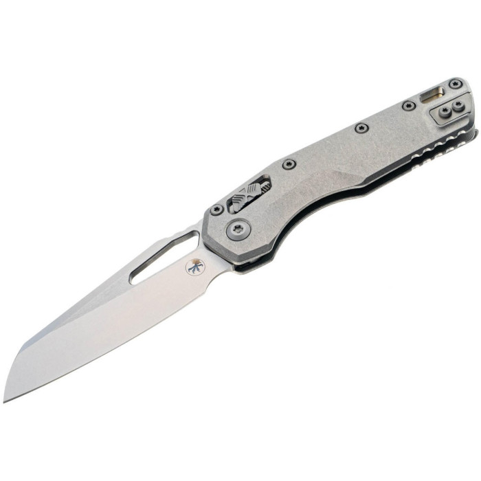 Нож складной Microtech MSI Ram-Lok Marfione Select Stonewash Slab side Titanium w/bronze (210-10MS1)