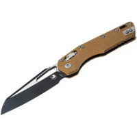 Ніж складаний Microtech MSI SE, fluted black, алюміній, tan (210-1FLTA)